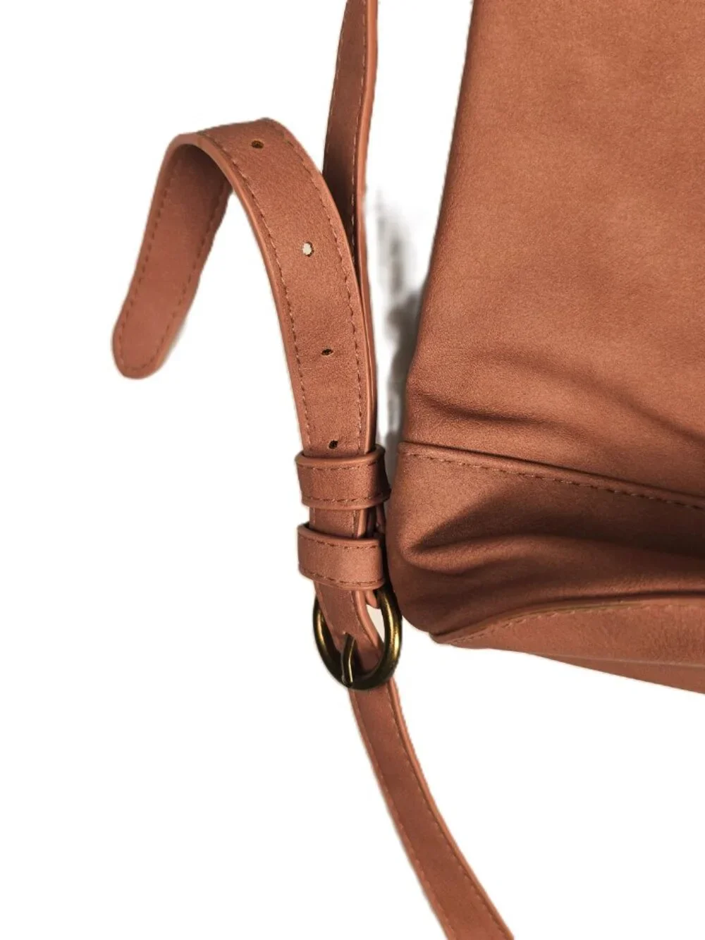 Universal Thread Purse Mauve Faux Leather Zipper Strap & Handle 12
